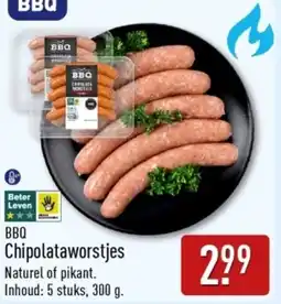 ALDI BBQ Chipolataworstjes aanbieding