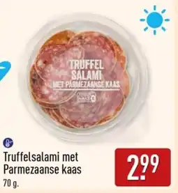ALDI Truffelsalami met Parmezaanse kaas aanbieding