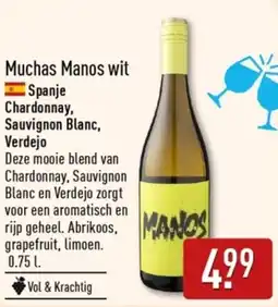 ALDI Muchas Manos Wit aanbieding