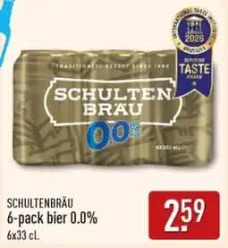 ALDI Schultenbräu Bier 0.0% aanbieding