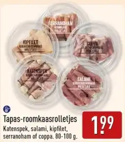 ALDI Tapas Roomkaasrolletjes aanbieding