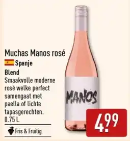 ALDI Muchas Manos Rosé aanbieding