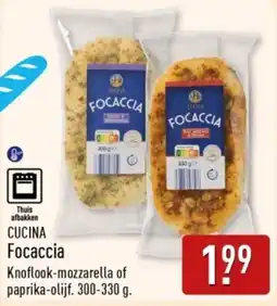 ALDI Cucina Focaccia aanbieding