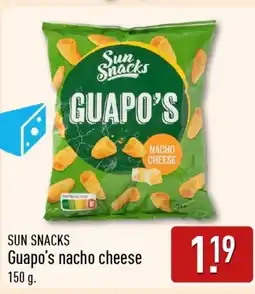 ALDI Sun Snacks Guapo's nacho cheese aanbieding