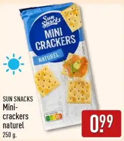 ALDI Sun Snacks Mini Crackers Naturel aanbieding