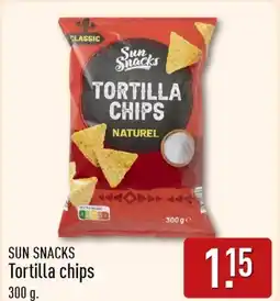 ALDI Sun snacks tortilla chips aanbieding
