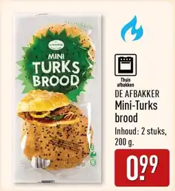 ALDI De Afbakker Mini Turks Brood aanbieding