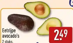ALDI Eetrijpe avocado's aanbieding