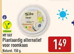 ALDI My vay plantaardig alternatief voor roomkaas aanbieding