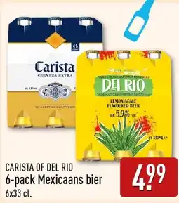 ALDI Carista of del rio 6-pack Mexicaans bier aanbieding