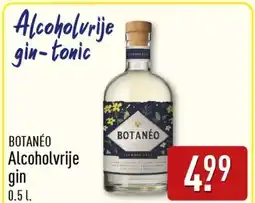 ALDI Botanéo Alcoholvrije gin aanbieding