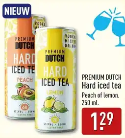 ALDI Premium Dutch Hard iced tea aanbieding