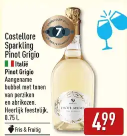 ALDI Costellore Sparkling Pinot Grigio aanbieding