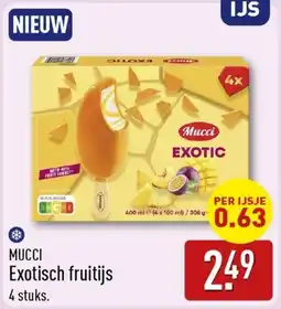 ALDI Mucci Exotisch fruitijs aanbieding