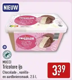 ALDI Mucci Tricolore ijs aanbieding