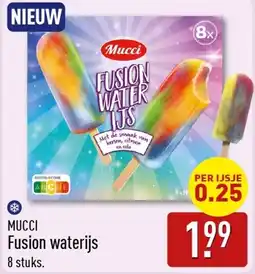 ALDI Mucci Fusion waterijs aanbieding