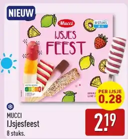 ALDI Mucci Isjesfeest aanbieding