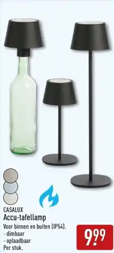 ALDI Casalux Accu-tafellamp aanbieding