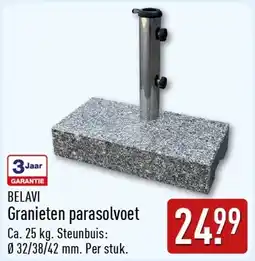 ALDI Belavi Granieten parasolvoet aanbieding