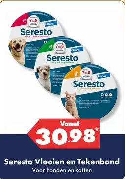 Huisdier Voordeelshop Seresto Vlooien en Tekenband aanbieding