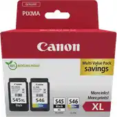 Bol.com Canon PG-545XL/CL-546XL - Inktcartridge - MultiPack - CMYK - 8286B006 aanbieding