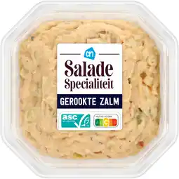 Albert Heijn AH Salade specialiteit gerookte zalm aanbieding