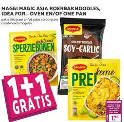 Boon`s Markt MAGGI MAGIC ASIA ROERBAKNOODLES, IDEA FOR... OVEN EN/OF ONE PAN aanbieding