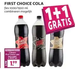 Boon`s Markt FIRST CHOICE COLA aanbieding