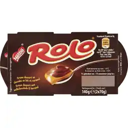 Albert Heijn Rolo Chocolade & karamel dessert aanbieding