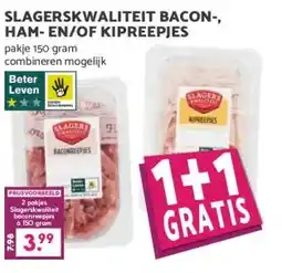 Boon`s Markt SLAGERSKWALITEIT BACON-, HAM- EN/OF KIPREEPJES aanbieding