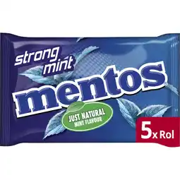 Albert Heijn Mentos Strongmint 5-pack aanbieding