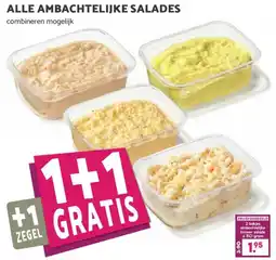 Boon`s Markt ALLE AMBACHTELIJKE SALADES combineren mogelijk aanbieding