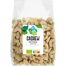 Albert Heijn AH Biologisch Cashewnoten ongebrand aanbieding