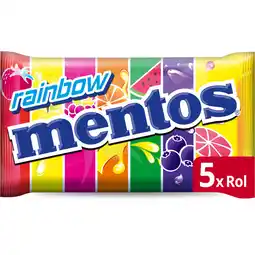 Albert Heijn Mentos Rainbow 5-pack aanbieding