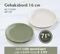 Boon`s Markt Gebaksbord 16 cm aanbieding