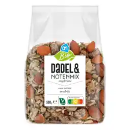 Albert Heijn AH Biologisch Dadel & notenmix ongebrand aanbieding