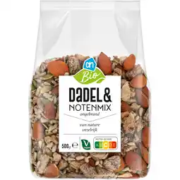 Albert Heijn AH Biologisch Dadel & notenmix ongebrand aanbieding