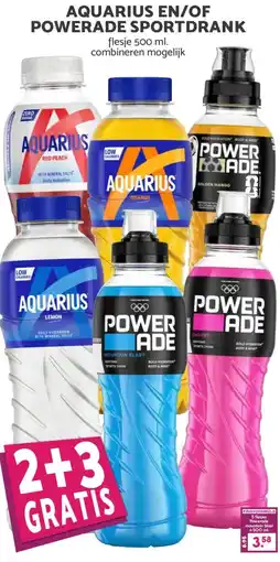 Boon`s Markt AQUARIUS EN/OF POWERADE SPORTDRANK aanbieding