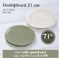 Boon`s Markt Ontbijtbord 21 cm aanbieding