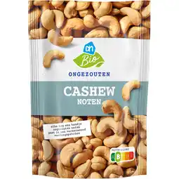 Albert Heijn AH Biologisch Ongezouten cashewnoten aanbieding