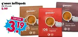 Boon`s Markt g'woon koffiepads aanbieding