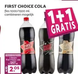 Boon`s Markt FIRST CHOICE COLA aanbieding