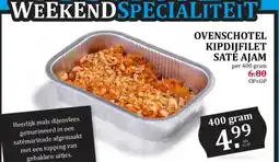 Boon`s Markt OVENSCHOTEL KIPDIJFILET SATÉ AJAM aanbieding