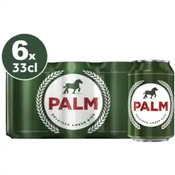 Albert Heijn Palm Amber bier 6-pack aanbieding