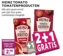 Boon`s Markt HEINZ TOMATO TOMATENPRODUCTEN aanbieding