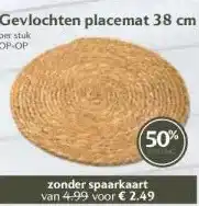 Boon`s Markt Gevlochten placemat 38 cm aanbieding