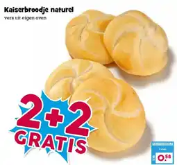 Boon`s Markt Kaiserbroodje naturel aanbieding