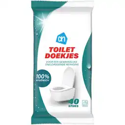 Albert Heijn AH Toilet reinigingsdoekjes vochtig aanbieding