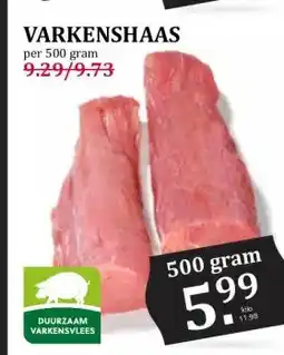 Boon`s Markt VARKENSHAAS aanbieding