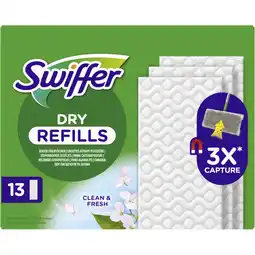 Albert Heijn Swiffer Vloerdoekjes droog navulling aanbieding